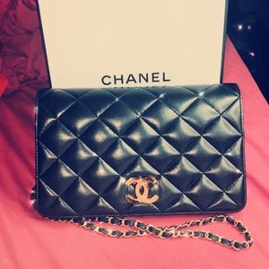 CHANEL Lambskin Flap Bag